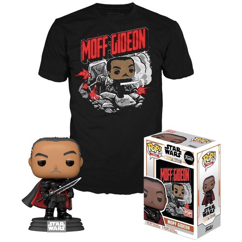 фото Набор фигурка+футболка funko pop and tee star wars the mandalorian moff gideon (m) 52703 (ut-53542)