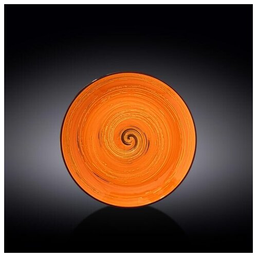 фото Тарелка круглая 23 см оранжевая wilmax