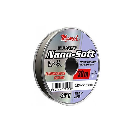 фото Леска momoi nano-soft ice 30m 0.140мм 2.1кг