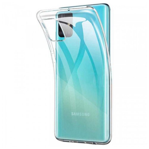 фото Clear case прозрачный tpu чехол 2мм для samsung galaxy m51 roscase