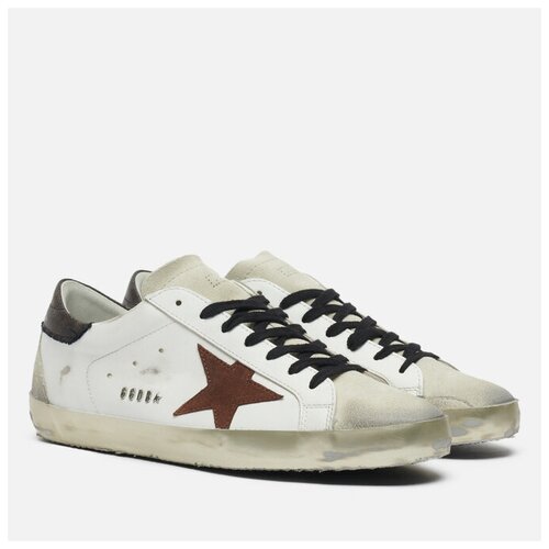 фото Мужские кроссовки golden goose super-star leather/suede star