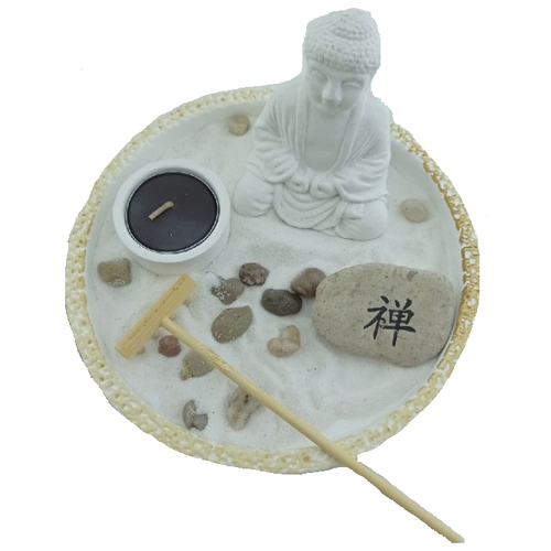 фото Набор садик дзен будда, h=19 см, камень артсимвол