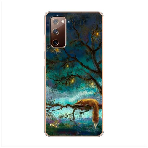 фото Силиконовый чехол "лисенок нарисованный" на samsung galaxy s20 fe / самсунг галакси s20 fe case place