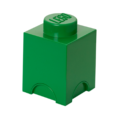 фото Ящик для хранения 1, lego (зеленый)