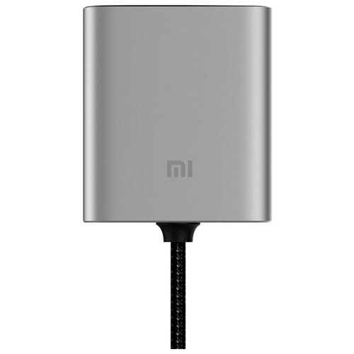 фото Зарядное устройство xiaomi для автомобиля usb-a usb-c