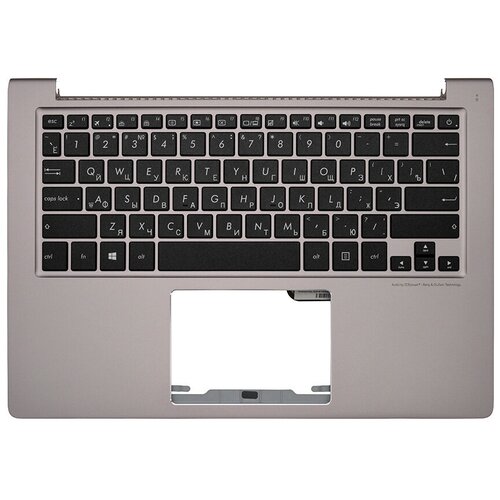 фото Клавиатура для ноутбука asus zenbook ux303ub топ-панель серебро