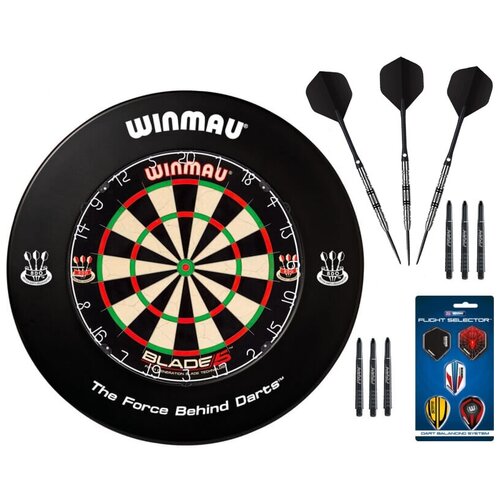 фото Комплект для игры в дартс winmau champion plus (профессиональный уровень)