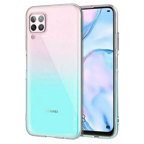 фото Чехол для huawei p40 lite / чехол на хуавей р40 лайт прозрачный oem