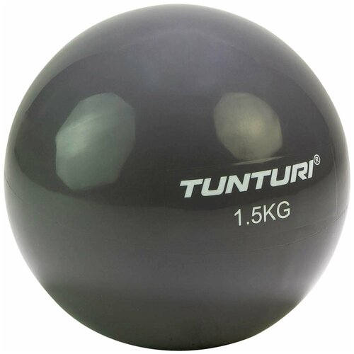 фото Мяч для йоги tunturi yoga toningball 1,5 кг, антрацитовый