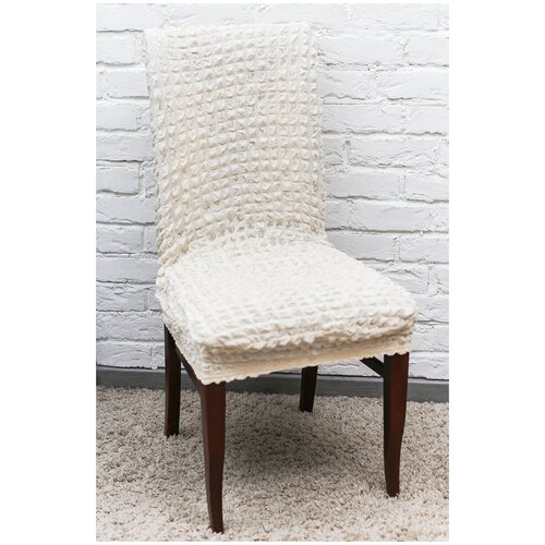 фото Чехол на стул / чехол для стула со спинкой "жатый ситец luxalto