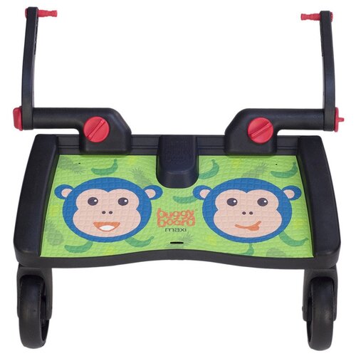 фото Подножка lascal buggy board maxi, для второго ребенка, monkey jungle green