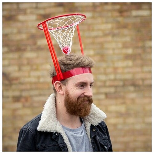 фото Баскетбольная корзина на голову люблю дарить