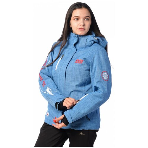 фото Горнолыжная куртка женская fun rocket 15519 размер 50, серый