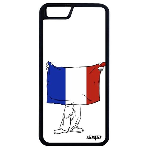фото Чехол для мобильного // apple iphone 6 plus // "флаг франции с руками" дизайн патриот, utaupia, белый