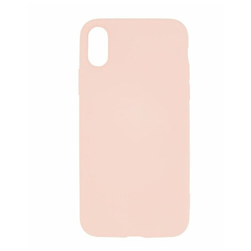 Силиконовый чехол Silicone Case для Apple iPhone X / iPhone XS, светло-розовый