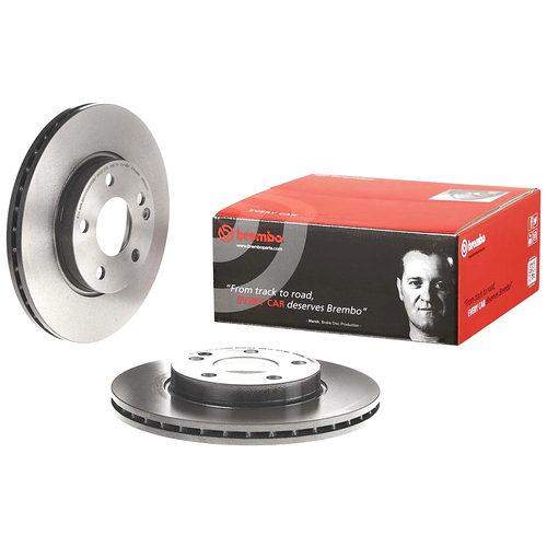 фото Brembo 09.8680.11 (0155212089 / 0155212089pd / 0986479186) диск тормозной передний вентилируемый mercedes (мерседес) (w169, w245, a170) (вместо 09.8680.14)