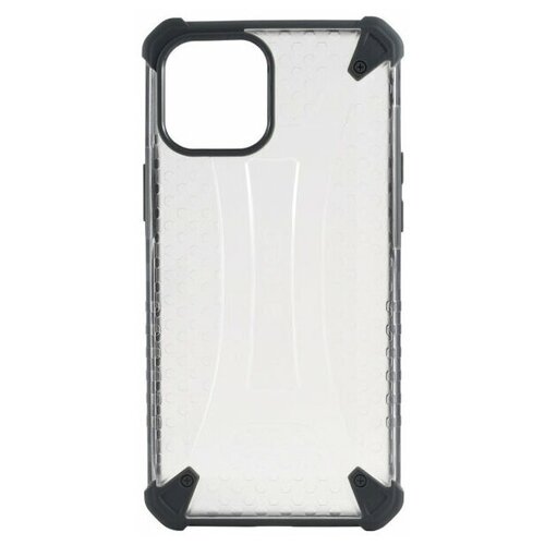 фото Противоударный чехол-накладка для iphone 12 pro max blueo armor drop, прозрачный/grey (b33(2)-p12l-gry)