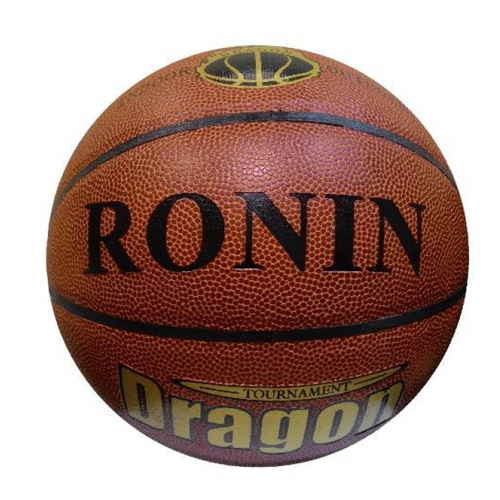 фото Мяч баскетбольный ronin dragon №7 коричневый
