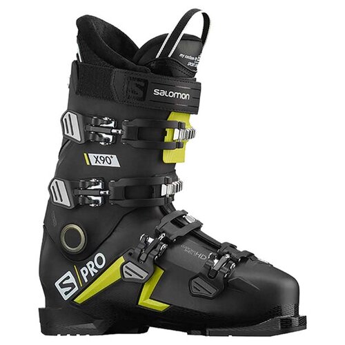 фото Горнолыжные ботинки salomon s/pro 90 x cs black/acid green (20/21) (27.5)