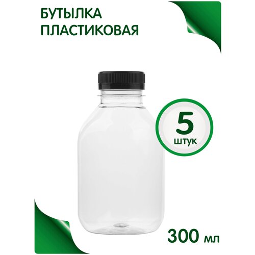 фото Бутылка 300 мл, под смузи, коктейли, соки, молоко, 30 шт. greenea