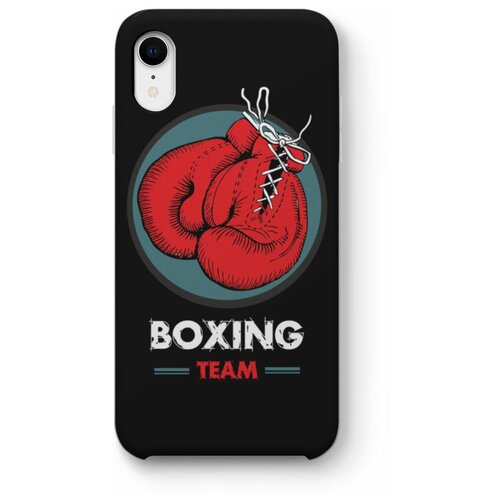 фото Чехол для iphone xr "boxing team", чёрный exsport