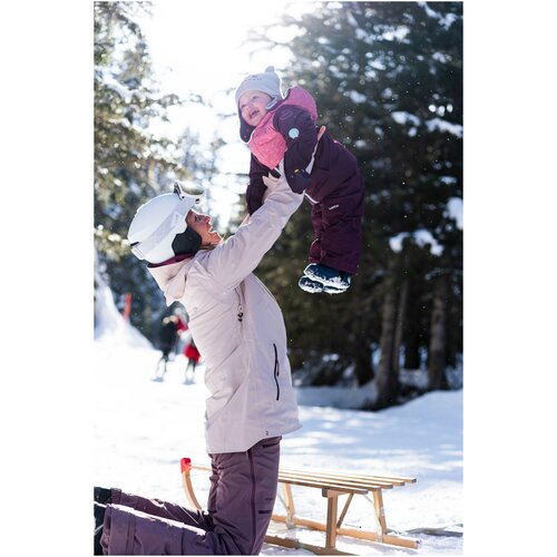 фото Варежки лыжные для детей фиолетовые warm lugiklip 24месяцев-3года lugik х декатлон decathlon