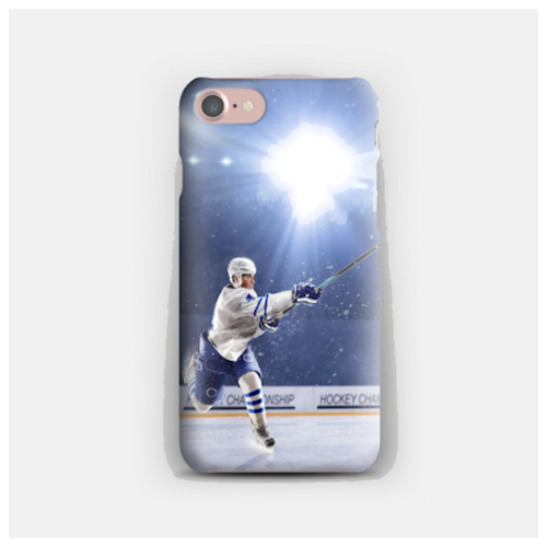 фото Силиконовый чехол хоккей на apple iphone 7 plus/ айфон 7 плюс xcase