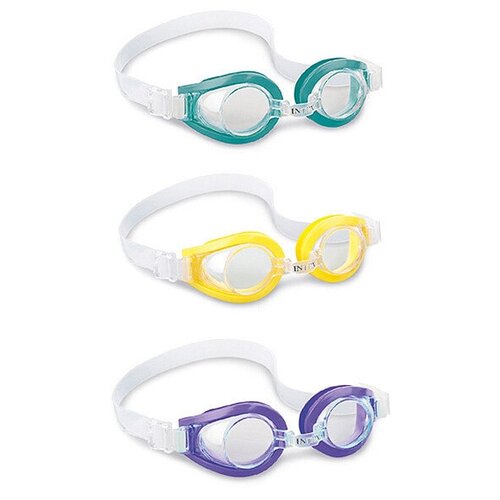 фото Очки для плавания play goggles, 3 цвета, 3-8 лет intex