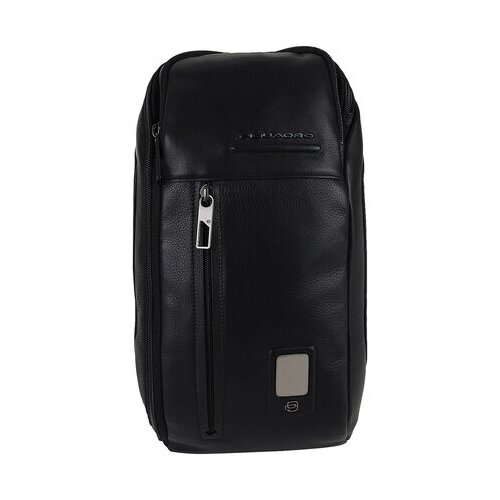 фото Piquadro рюкзак acron, с одним плечевым ремнем, черный, 35x18x9 см