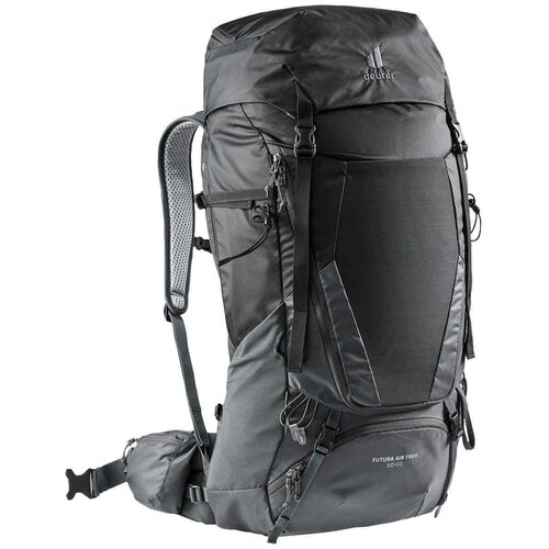 фото Рюкзак туристический deuter futura air trek 50+10 (цвет: black-graphite)