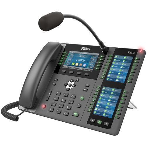 фото Fanvil x210i - ip-телефон, микрофон, 3 дисплея, 20 sip линий, 116 dss клавиш