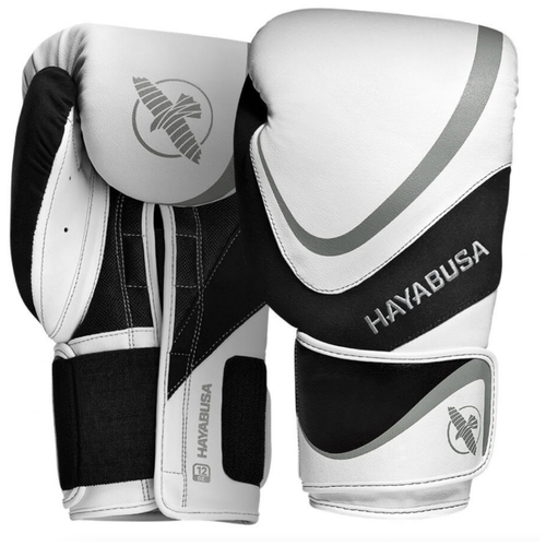 фото Боксерские перчатки hayabusa h5 black-white 12oz