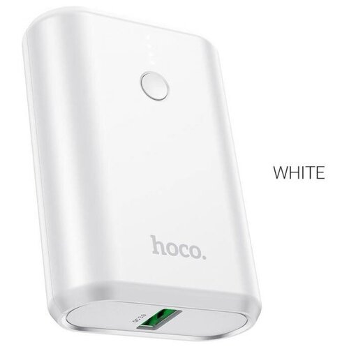 фото Внешний аккумулятор hoco q3 mayflower быстрая зарядка qc3.0, pd20, usb-a 18w (10000mah), белый