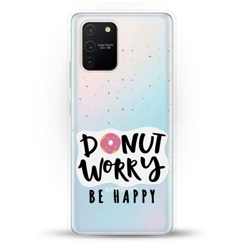 фото Силиконовый чехол donut worry на samsung galaxy s10 lite andy & paul