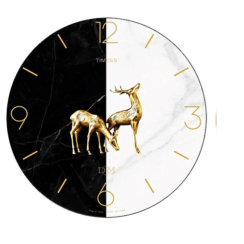 фото Часы настенные миленд золотые олени miland