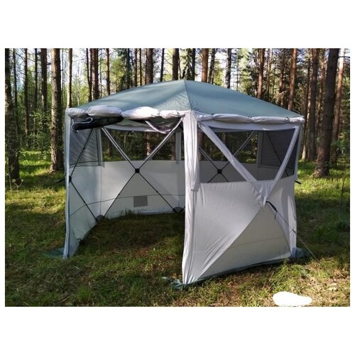 фото Тент campack tent a-2006w new, 6 граней, автомат, с ветро-влагозащитными полотнами