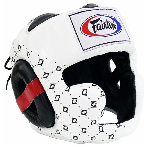 фото Шлем fairtex headguard super sparring hg10 white l