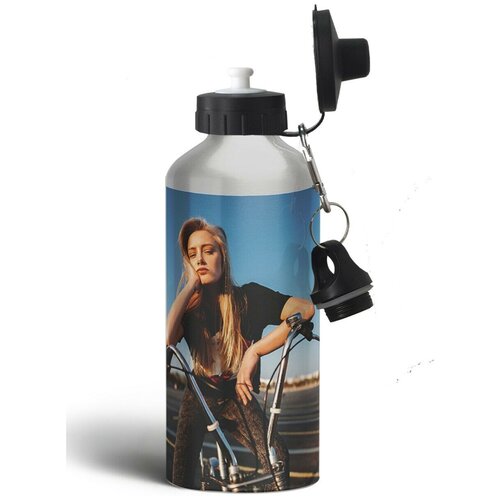 фото Бутылка спортивная,туристическая фляга, 500мл спорт bmx велосипед девушка - 273 brutbottle