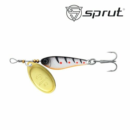 фото Блесна sprut alpina classic spinner №2 9г/wbkp-g
