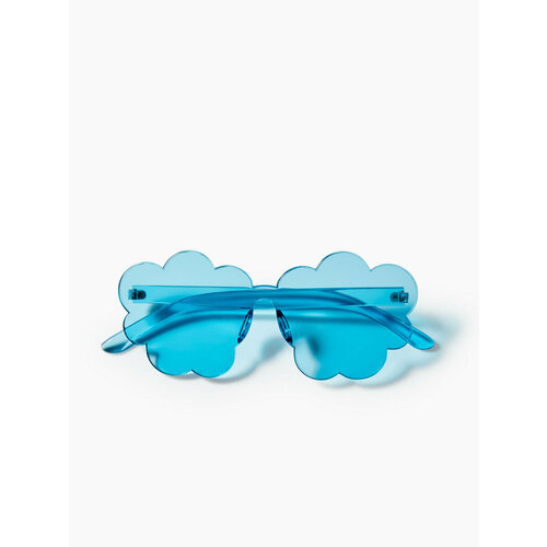 фото Солнцезащитные очки happy baby, круглые, оправа: пластик, со 100% защитой от уф-лучей, голубой