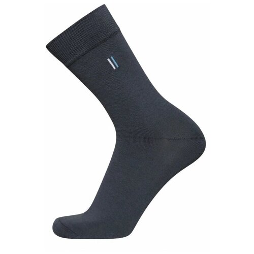 фото Мужские носки pantelemone, 1 пара, классические, воздухопроницаемые, износостойкие, быстросохнущие, нескользящие, размер 29(44-46), серый