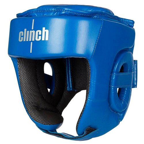 фото Шлем боксерский clinch, helmet kick c142, xl, синий