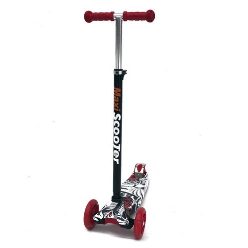 фото Самокат детский scooter maxi print tj-701p граффити череп, 120 мм