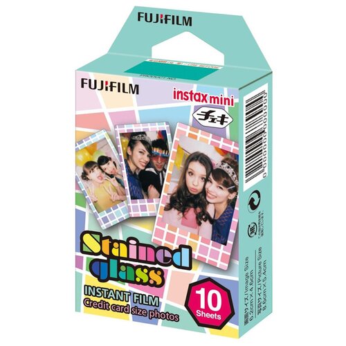 Фото - Картридж Fujifilm Instax Mini Stained Glass, 10 снимков фотоаппарат моментальной печати fujifilm instax mini 9 желтый