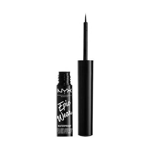Купить NYX professional makeup Лайнер для глаз и тела Epic Wear Metallic Liquid Liner, оттенок Black metal 01