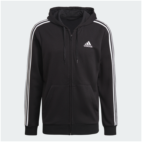 фото Худи adidas gk9032 m 3s ft fz hd мужское, цвет черный, размер 2xl