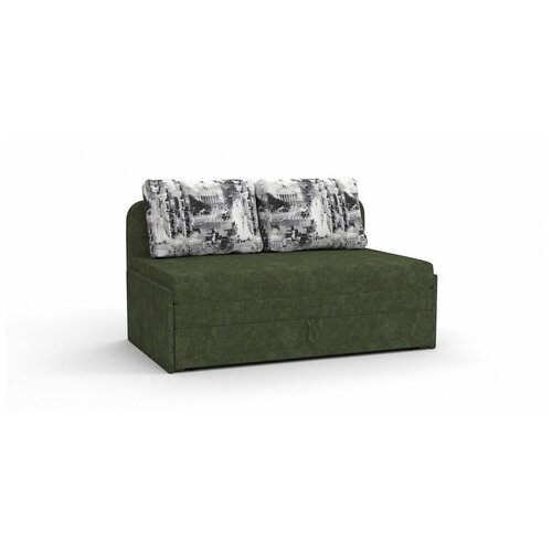 фото Диваны выкатной ладья люкс велюр зеленый. спальное место: 200/100 диваны и кровати