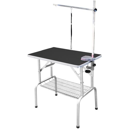 фото Стол show tech ss grooming table black show для груминга (81 x 52 x 78 см, черный)