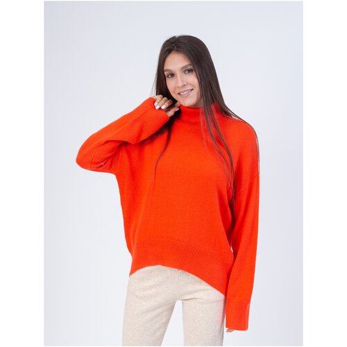 фото Кашемировый свитер оранжевый тата 42 раз kashemir-shop