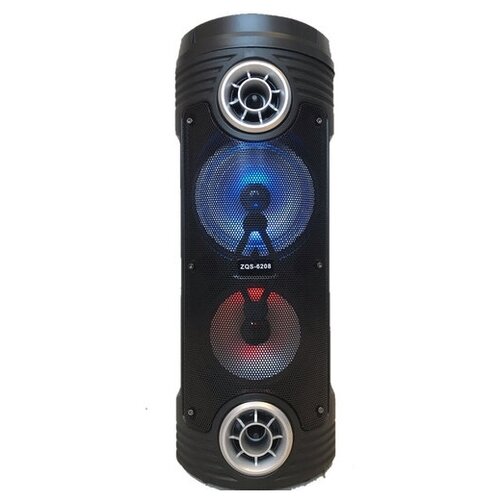 фото Портативная колонка bluetooth bt-speaker zqs 6208 c микрофоном/пульт ду